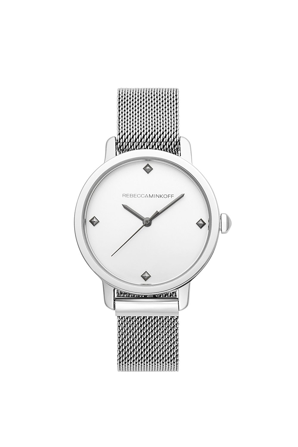 BFFL Silver Tone Mesh Bracelet Watch, 36MM