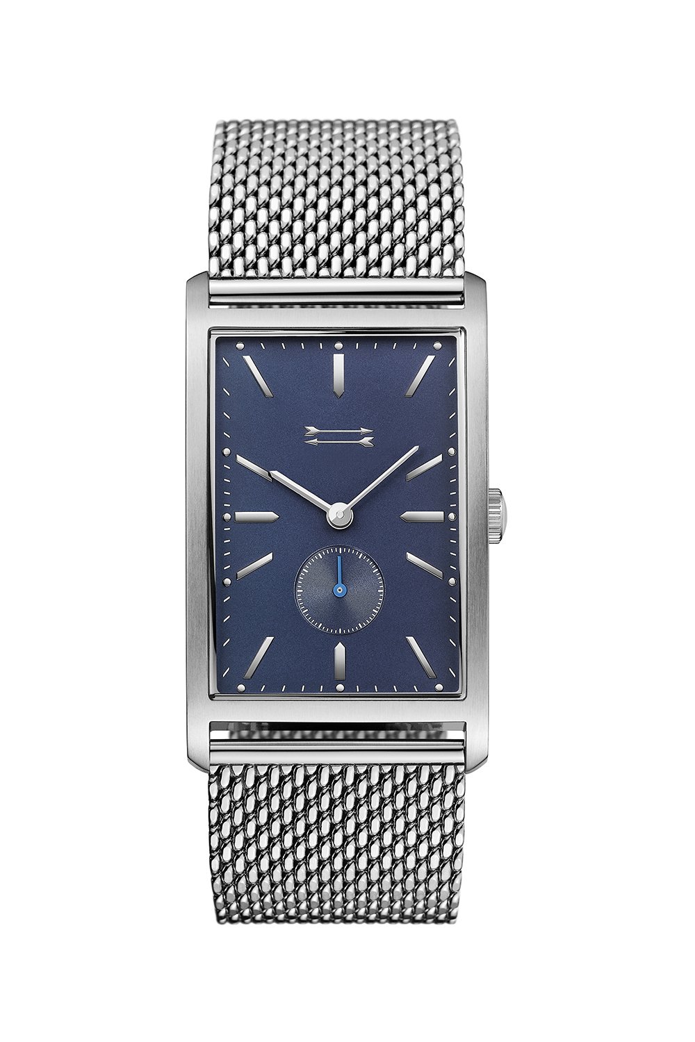 Pesaro Silver Tone Mesh Bracelet Watch, 27MM X 45.5MM