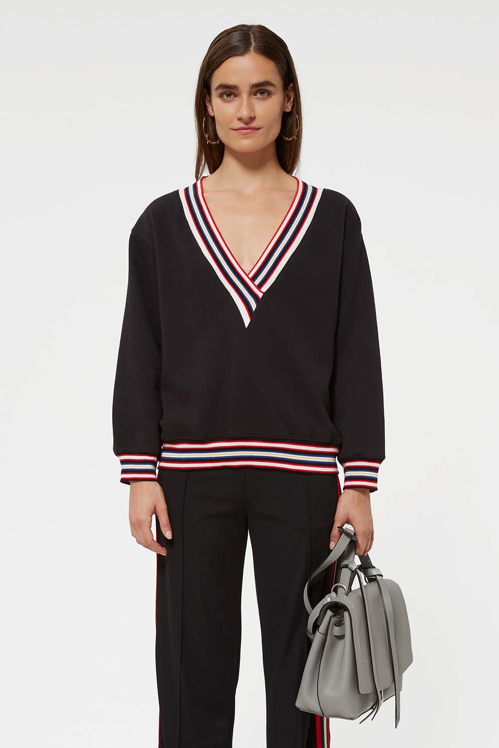 Kristine Sweatshirt With Stripes