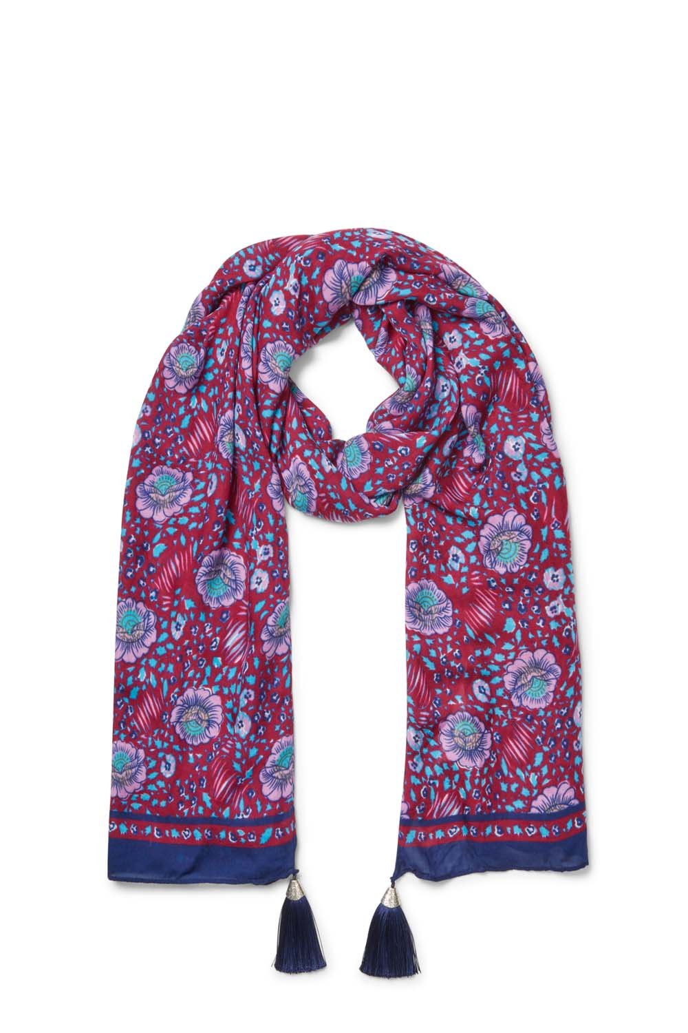 Persian Rose Oblong Scarf